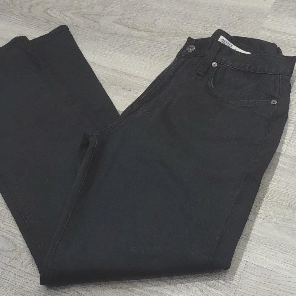 Cremieux Black Straight Denim Pants Jeans Stretch Men's 30 W 32 L - Picture 5 of 10